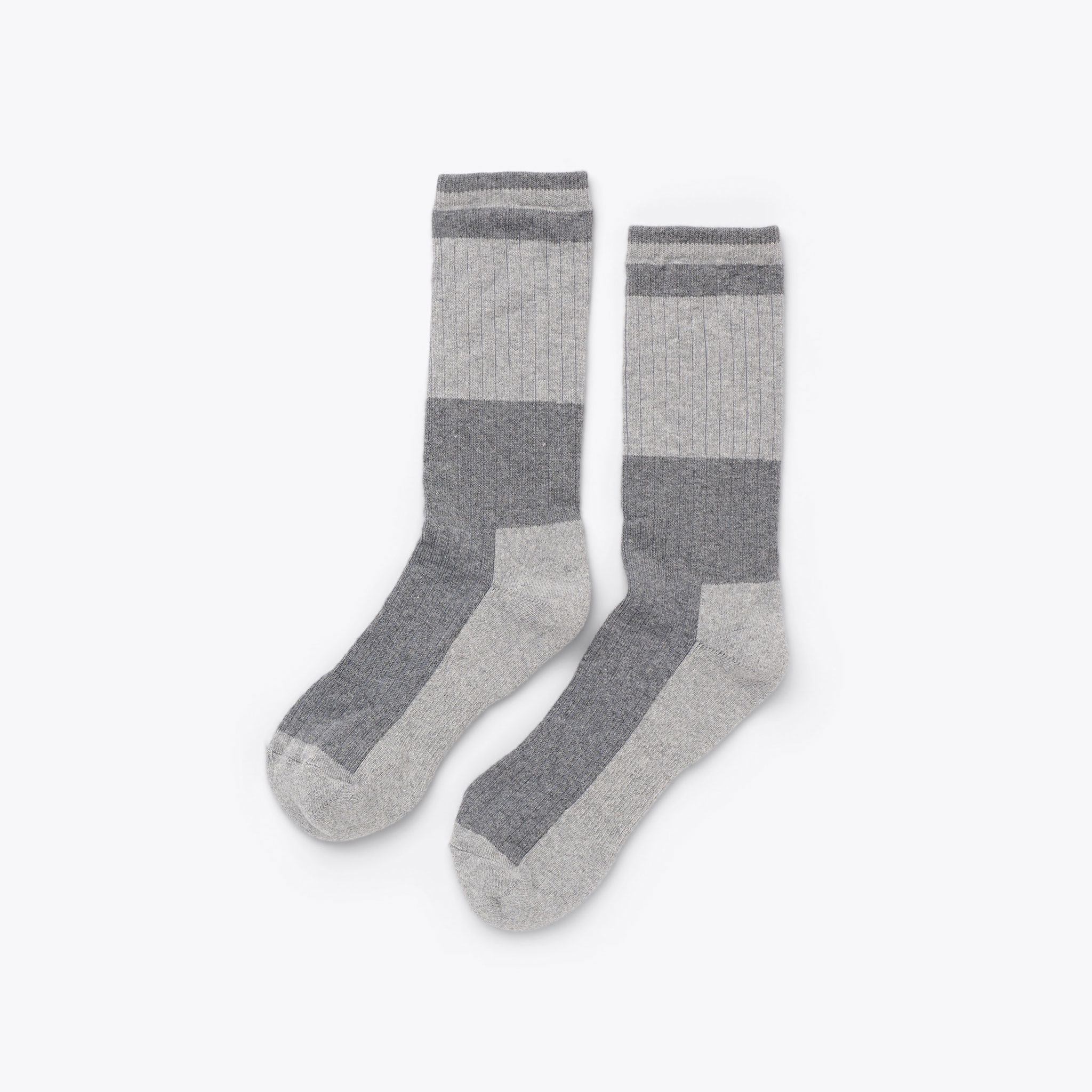 Product Image 2 of the Cotton Crew Sock Charcoal/Grey Socks Nisolo 