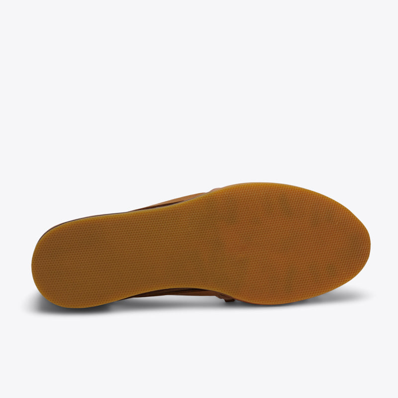 Product Image 6 Single Women's Huarache Sandal Saddle Brown Colorblock Nisolo Bottom View