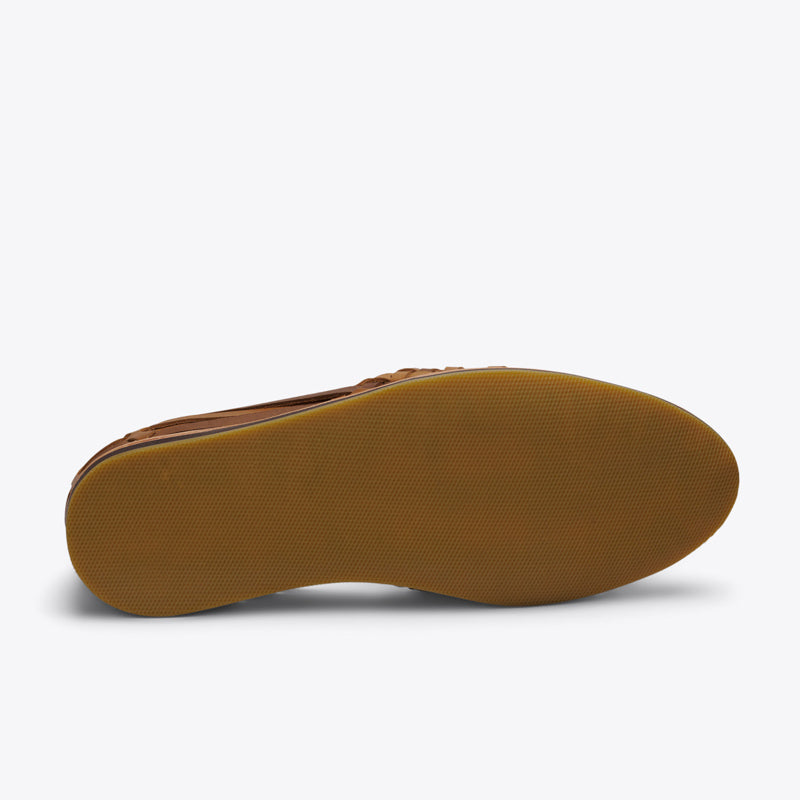Product Image 4 of the Men's Huarache Sandal Saddle Brown Nisolo 