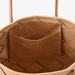 Carry-All Handwoven Tote Almond Leather Handbag - unlined Nisolo 