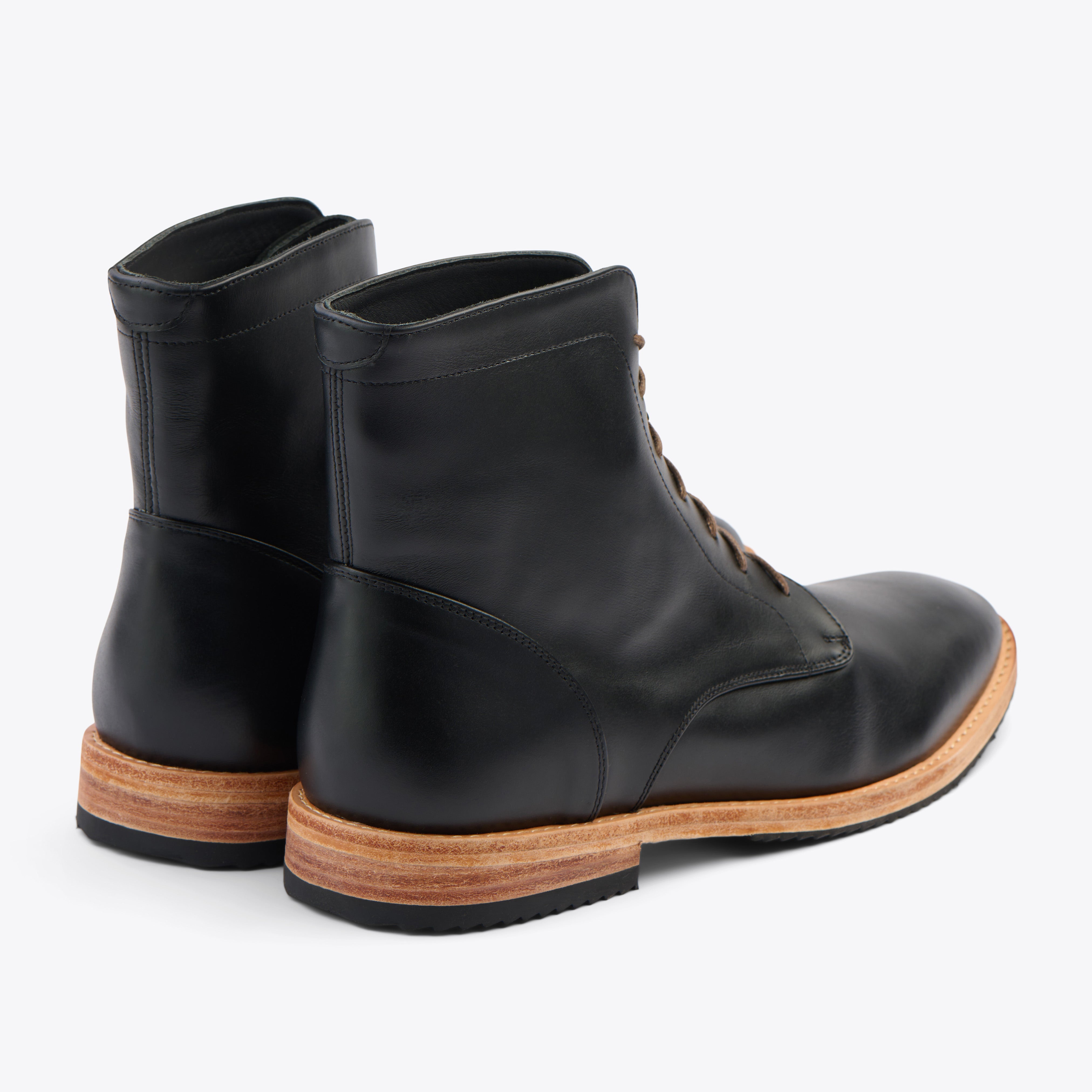 Everyday Lace-Up Boot Black Men's Dress Boot Nisolo 