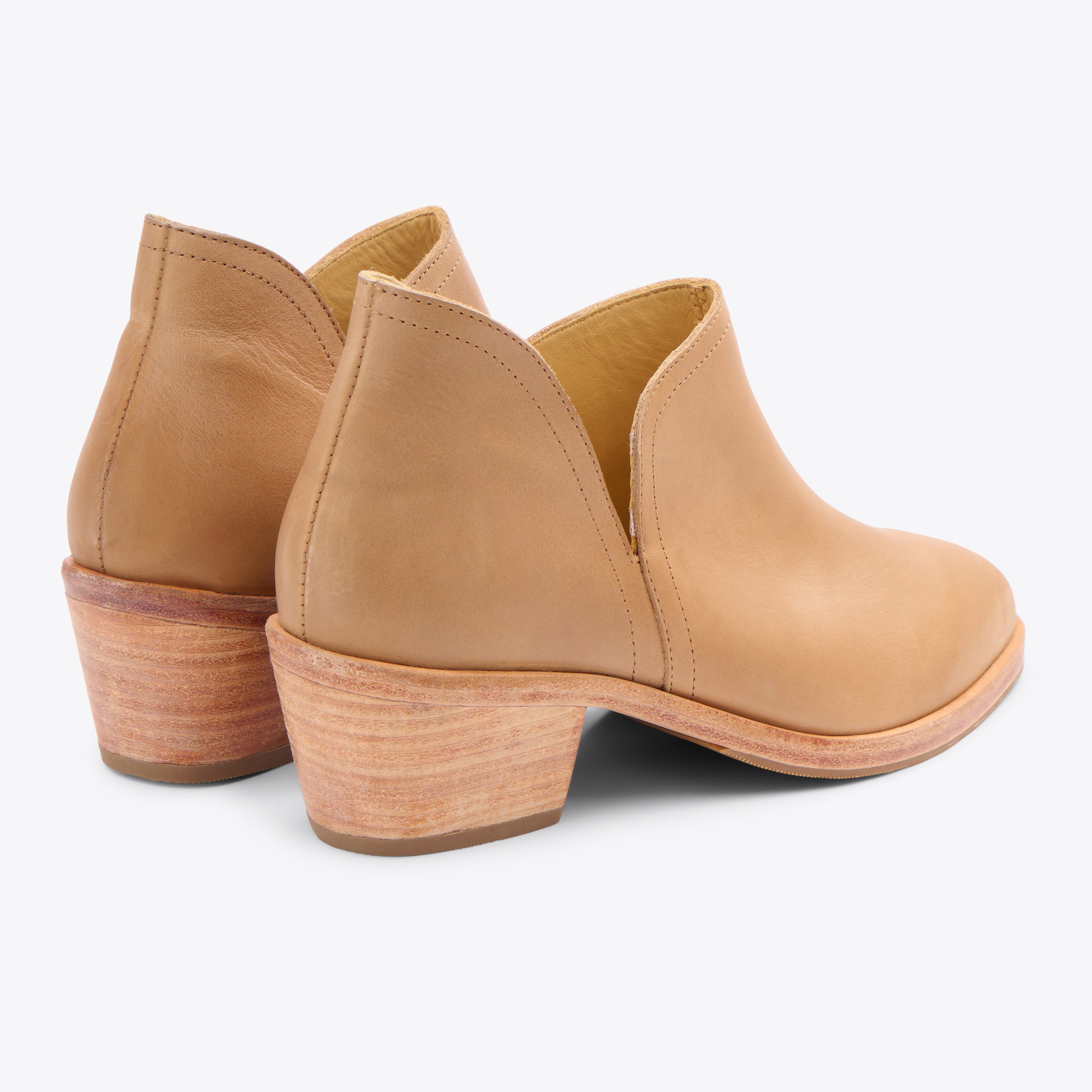 Everyday Ankle Bootie Almond Women's Leather Boot Nisolo 