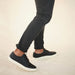 Image 3 of the Everyday Low Top Sneaker Black on model