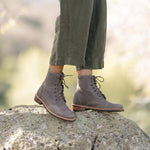 All-Weather Amalia Boot Grey Women's Leather Boot Nisolo 