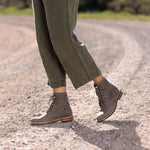 All-Weather Amalia Boot Grey Women's Leather Boot Nisolo 