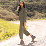 All-Weather Amalia Boot Grey Women's Leather Boot Nisolo 